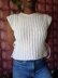 Ribbed crochet vest top
