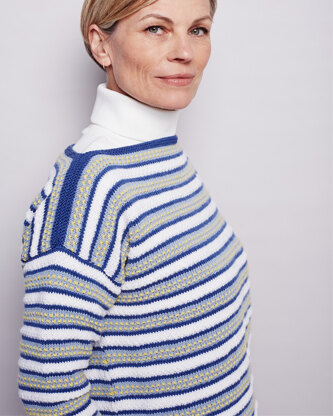 Martina Jumper - Sweater Knitting Pattern For Women in MillaMia Naturally Soft Merino by MillaMia