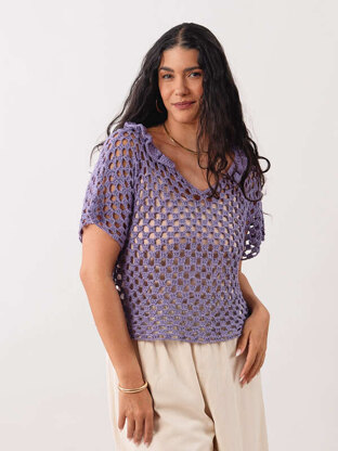 Dove Top in Berroco Iris - Downloadable PDF