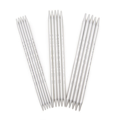 Addi Aluminum Double Point Needles 20cm 5.50mm (approx. 9" US 9)